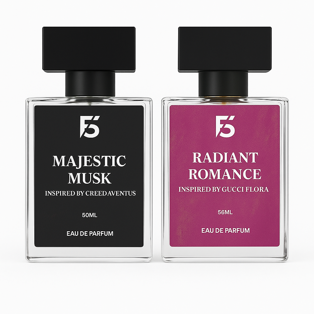 FS Signature Duo – Radiant Romance & Majestic Musk (50ml Each)